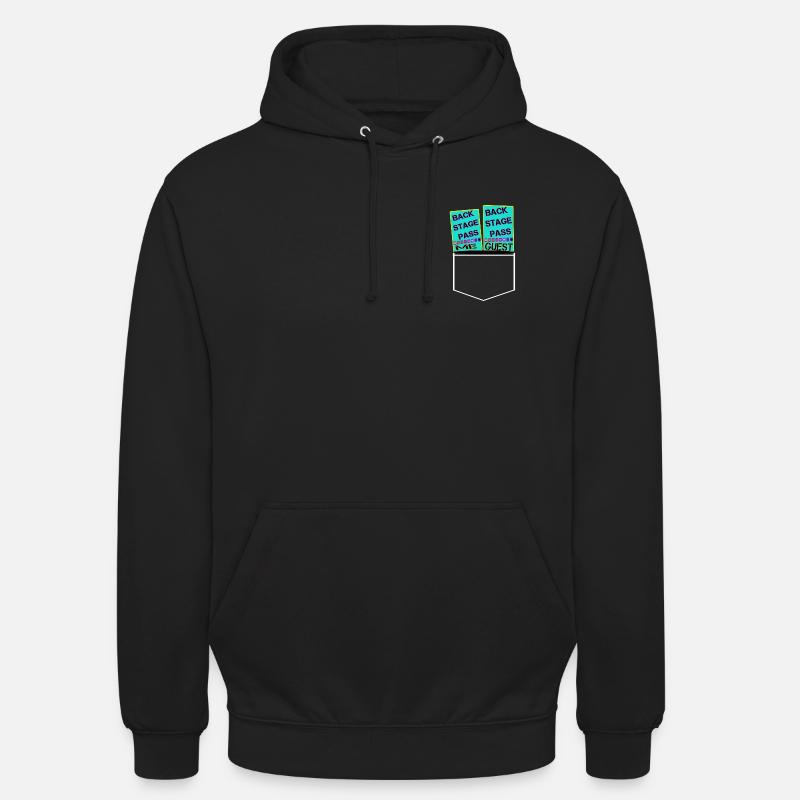 Laissez-passer invité - Sweat-shirt à capuche unisexe - noir