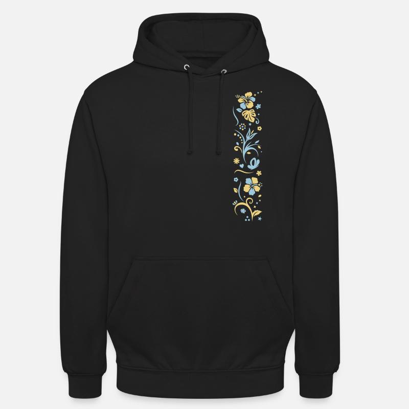 SPRING FRÜHLINGS BLÜMCHEN - Unisex Hoodie - Schwarz