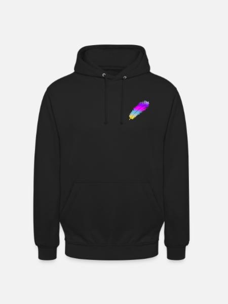 Feather Feeling #1 - Unisex Hoodie - Schwarz