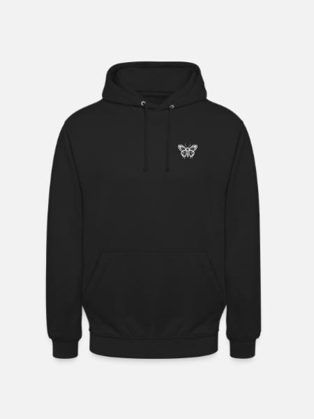 The Moth - Unisex Hoodie - black