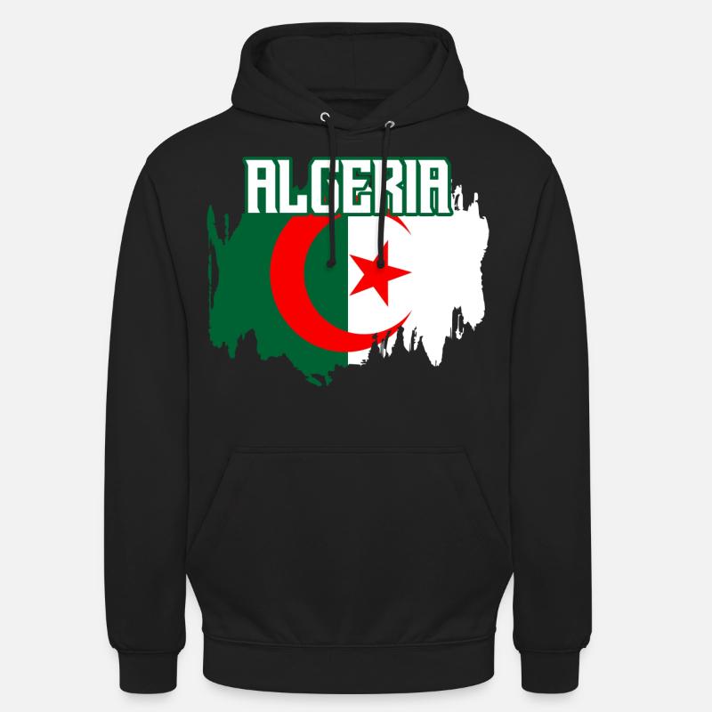 L'Algérie - Sweat-shirt à capuche unisexe - noir