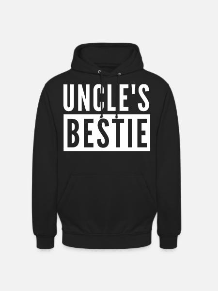 UNCLE'S BESTIE - Unisex Hoodie - black