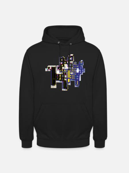 CAT QUATORZE - Sweat-shirt à capuche unisexe - noir