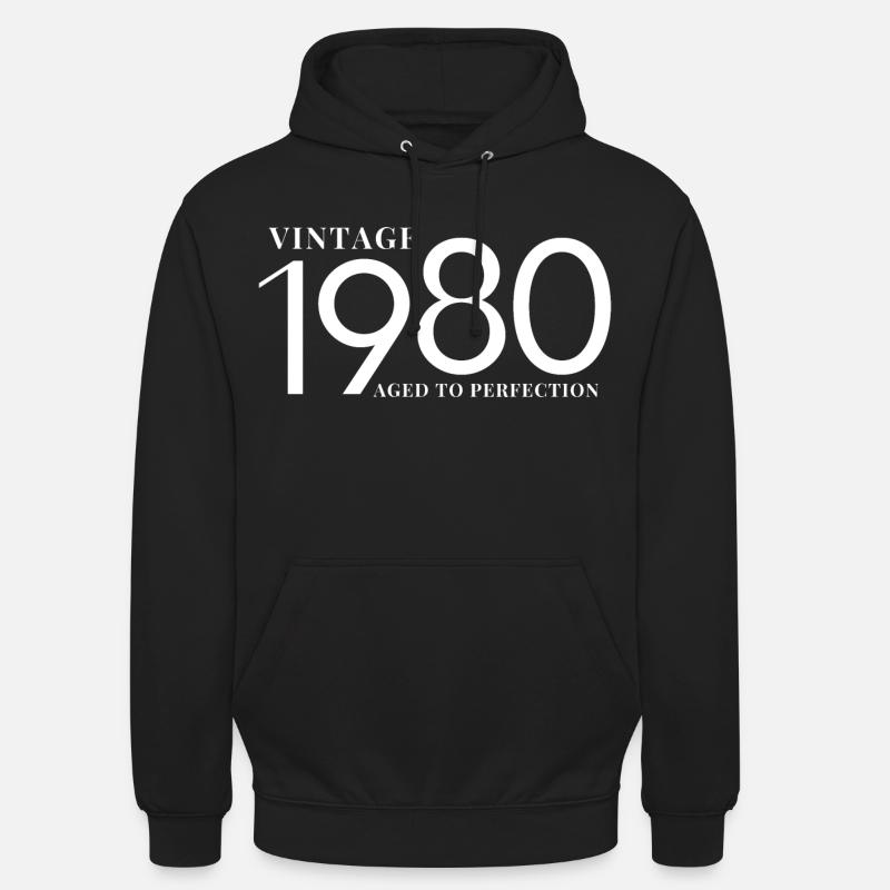 Légende de 1980 - Sweat-shirt à capuche unisexe - noir