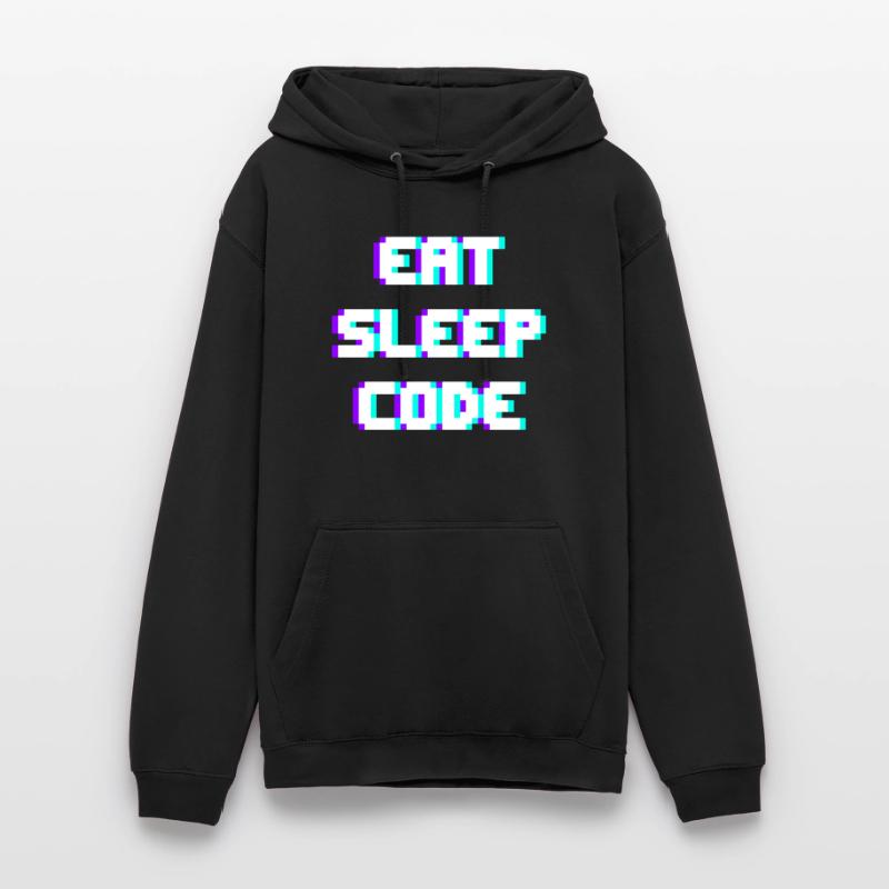 EAT SLEEP CODE Programmer Coder Motto Unisex Hoodie
