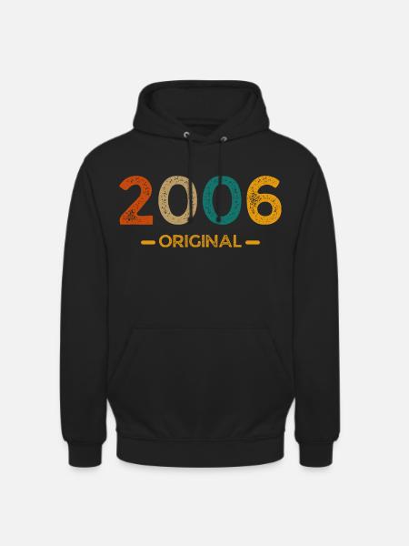 2006 Original - Sweat-shirt à capuche unisexe - noir