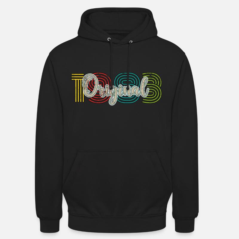 40e anniversaire 1983 - Sweat-shirt à capuche unisexe - noir