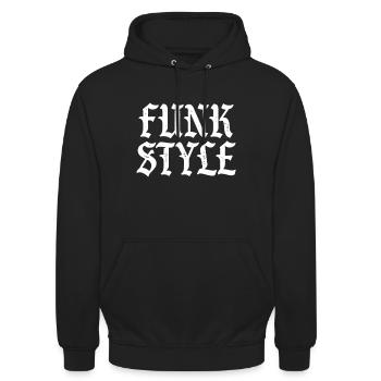 Funk Style Tänzer Tänzerin - Unisex Hoodie - Schwarz - Vorne - Alina (178cm) & Michal (187cm)