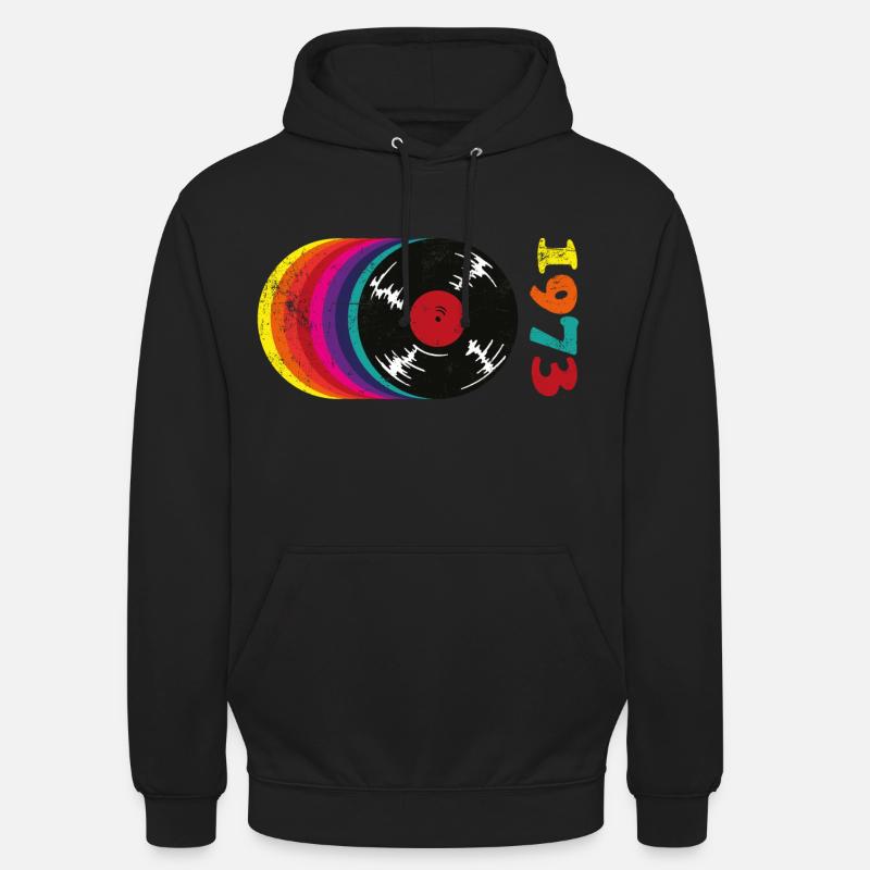 Millésime 1973 - Sweat-shirt à capuche unisexe - noir