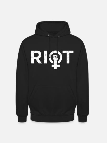 Riot Women Power - Unisex Hoodie - black