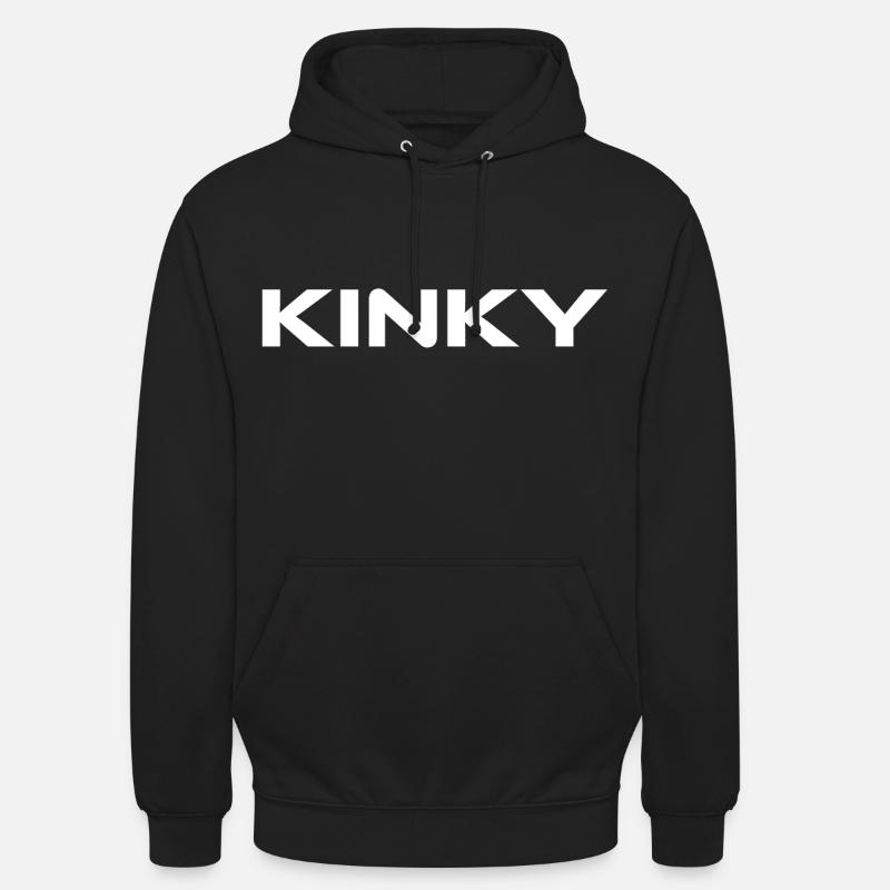 Conception de police « Kinky » - Sweat-shirt à capuche unisexe - noir