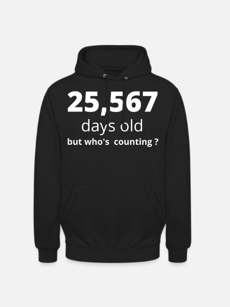 70th birthday - Unisex Hoodie - black