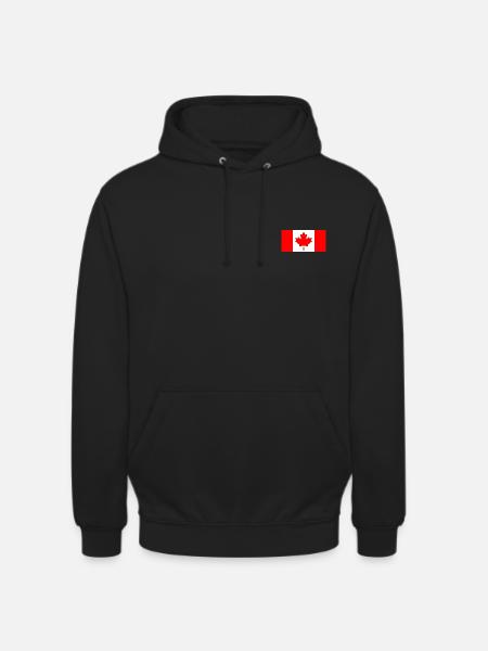 Kanada Flagge - Unisex Hoodie - Schwarz