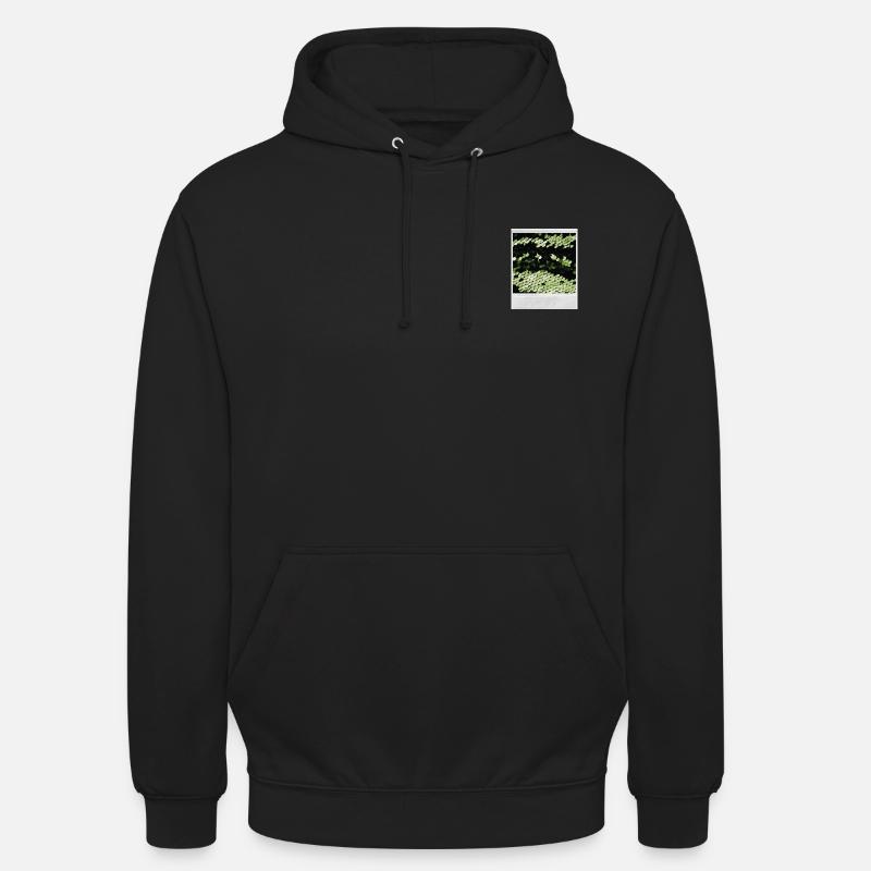 Image instantanée paillette - Sweat-shirt à capuche unisexe - noir
