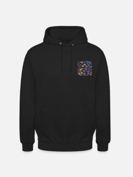 Leafy Charms - Unisex Hoodie - black