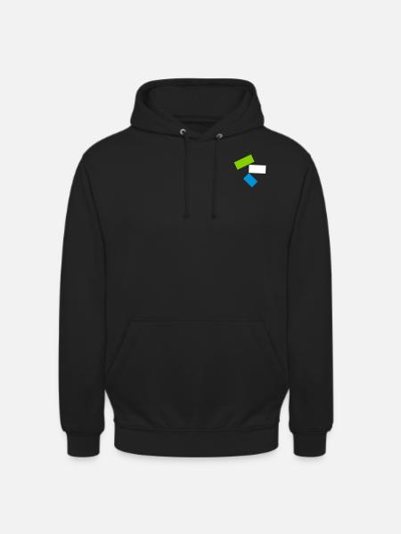 Flag Emblem - VECTOR - Unisex Hoodie - black