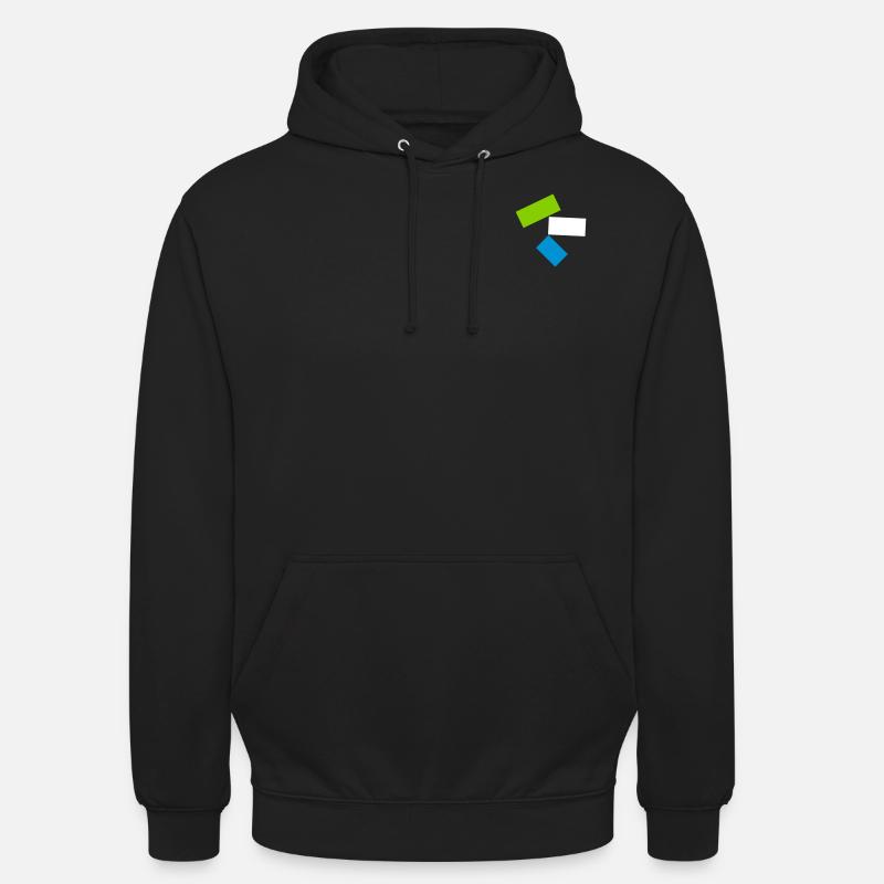 Flag Emblem - VECTOR - Unisex Hoodie - black