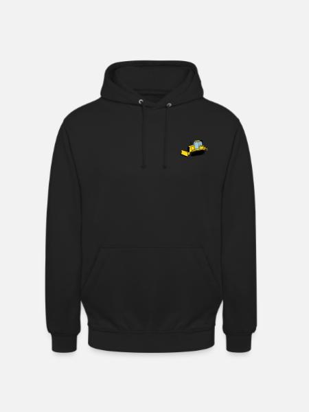 Planierraupe - Unisex Hoodie - Schwarz