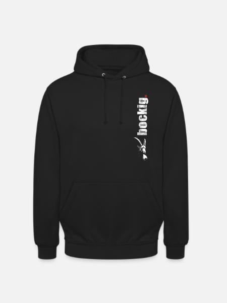 bockig. Steinbock - Unisex Hoodie - Schwarz