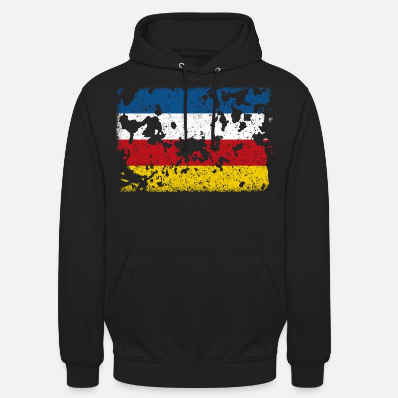 Dokkum - Sweat-shirt à capuche unisexe - noir