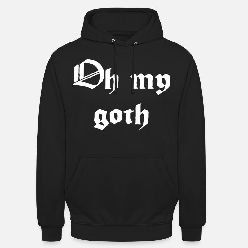 Oh mon gothique - Sweat-shirt à capuche unisexe - noir