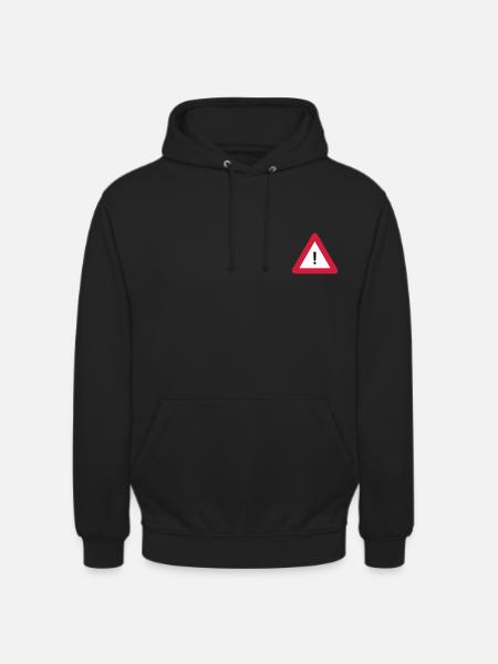 Warndreieck - Unisex Hoodie - Schwarz