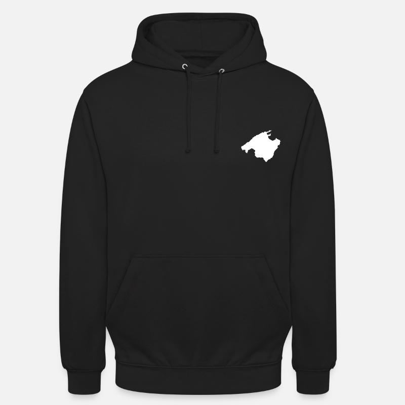 Mallorca Chest Logo - Unisex Hoodie - black