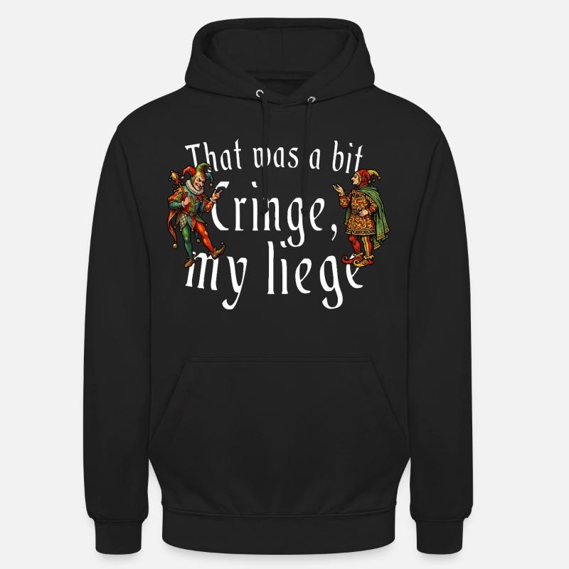 C’était un peu mon suzerain médiéval - Sweat-shirt à capuche unisexe - noir