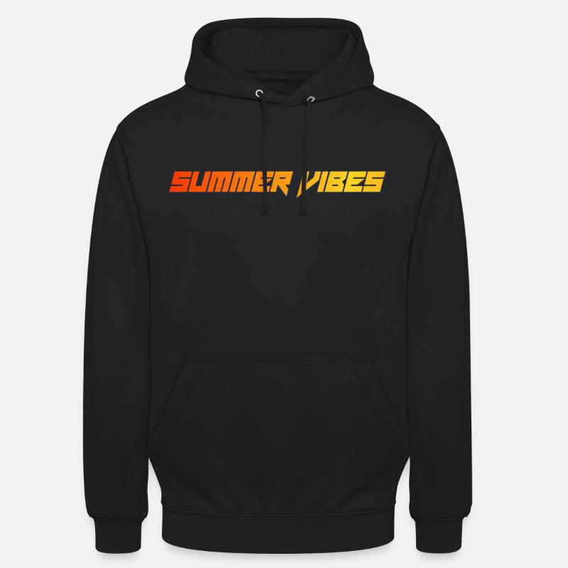 SUMMER VIBES - Sweat-shirt à capuche unisexe - noir