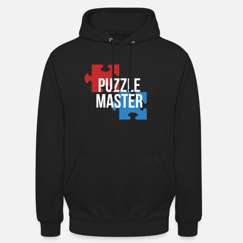 Puzzle master hobby gift idea - Sweat-shirt à capuche unisexe - noir