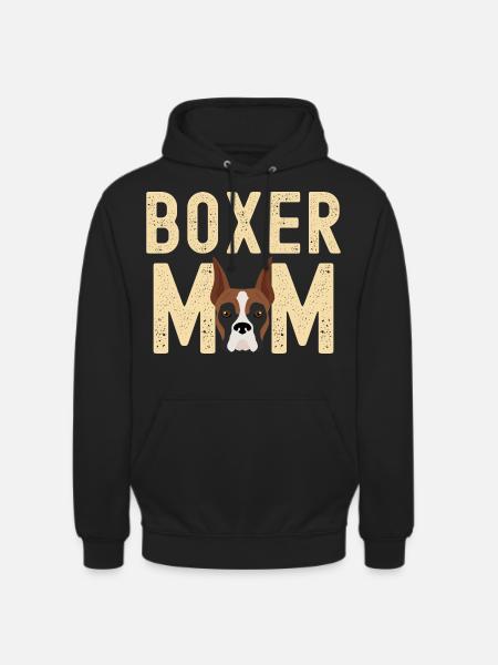 German Boxer Mama - Unisex Hoodie - black