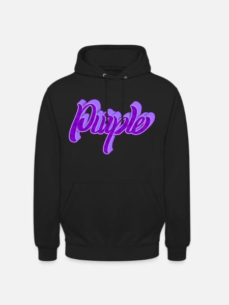 lila lieblingsfarbe - Unisex Hoodie - Schwarz