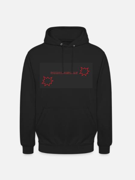 Motivational phrase - Unisex Hoodie - black