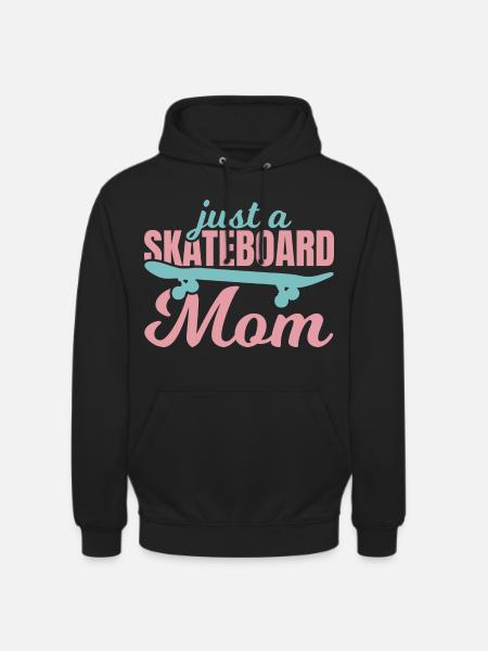 Skateboard Mutter - Unisex Hoodie - Schwarz