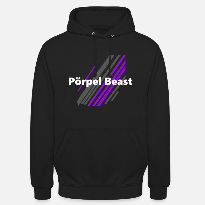 PoerpelBeast - Sweat-shirt à capuche unisexe - noir