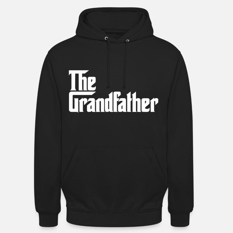 Bestefar Bestefar - Unisex-hettegenser - svart
