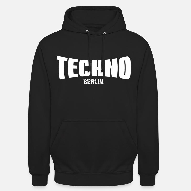Techno Berlin - Unisex Hoodie - Schwarz