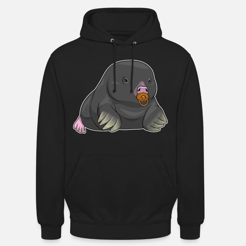Maulwurf Schnuller - Unisex Hoodie - Schwarz