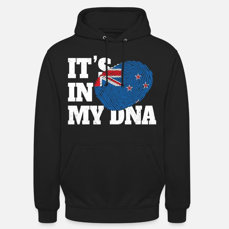 C’est dans mon ADN Nouvelle-Zélande - Sweat-shirt à capuche unisexe - noir