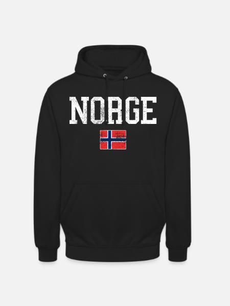 Norwegen - Unisex Hoodie - Schwarz