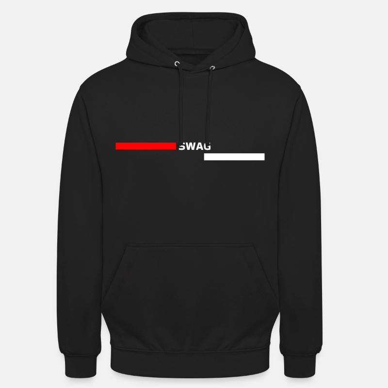 SWAG - Sweat-shirt à capuche unisexe - noir