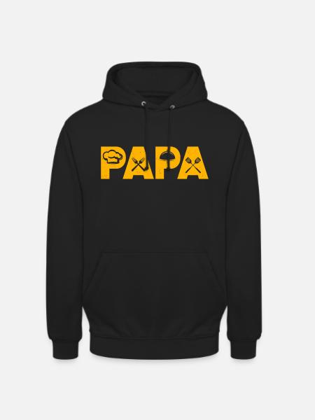 Dad cook kitchen gift cook - Unisex Hoodie - black
