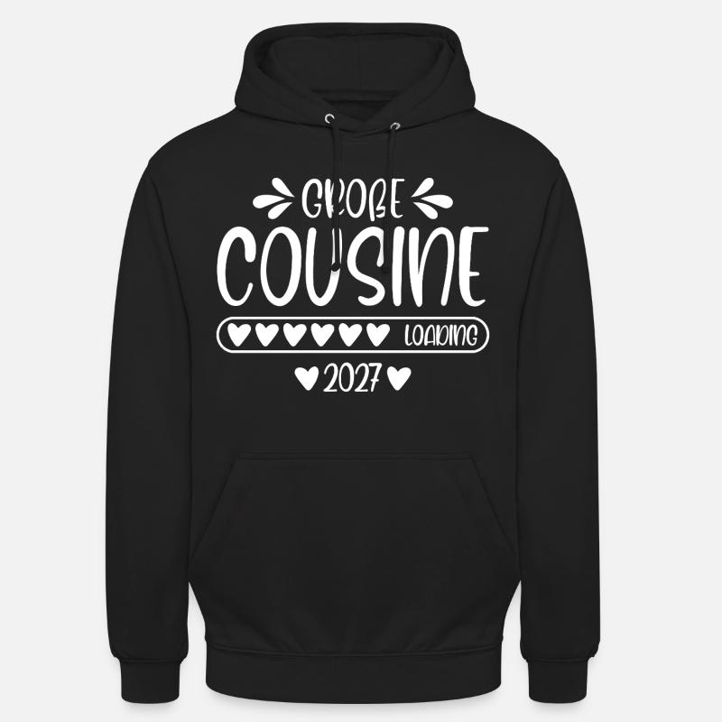 Big Cousin 2027 loading - Unisex Hoodie - black