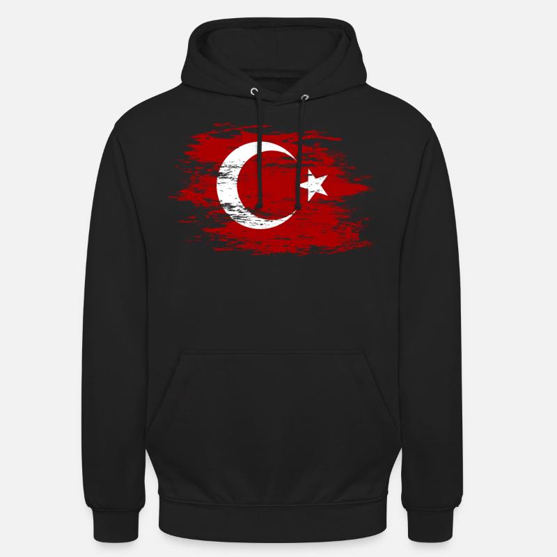 Dinde utilisée - Sweat-shirt à capuche unisexe - noir