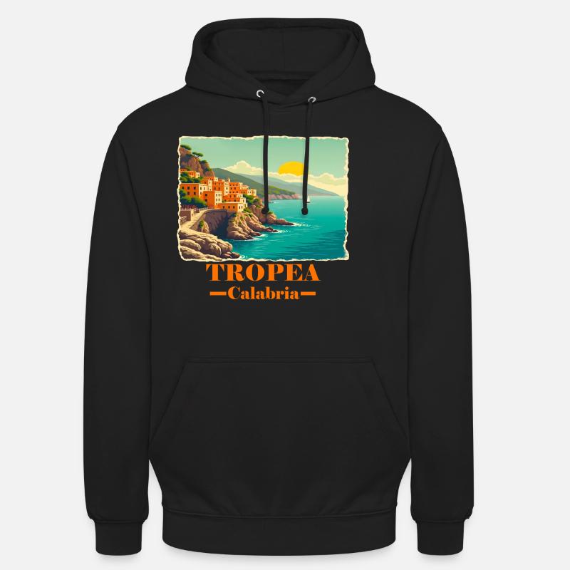 Tropea Calabria orange - Unisex Hoodie - black