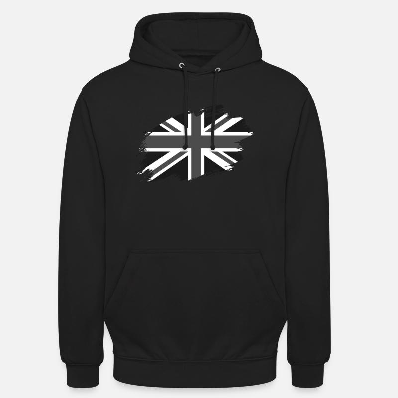 Grande-Bretagne drapeau britannique drapeau Union Jack - Sweat-shirt à capuche unisexe - noir