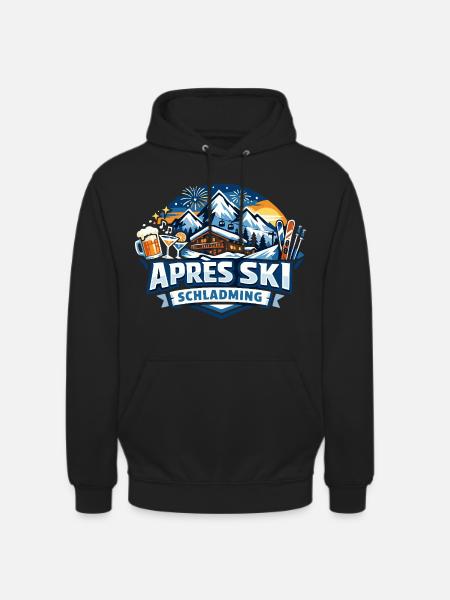 Après Ski Schladming - Unisex Hoodie - Schwarz
