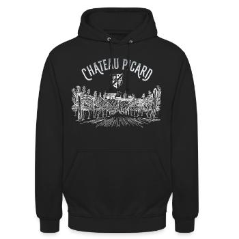 Star Trek Picard Chateau Picard - Unisex Hoodie - Schwarz - Vorne - Alina (178cm) & Michal (187cm)
