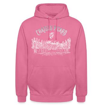 Star Trek Picard Chateau Picard - Unisex Hoodie - Pink - Vorne - Alina (178cm) & Michal (187cm)