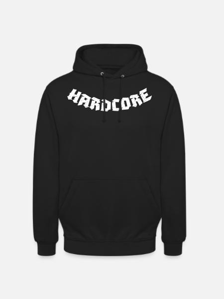 Hardcore - Unisex Hoodie - black
